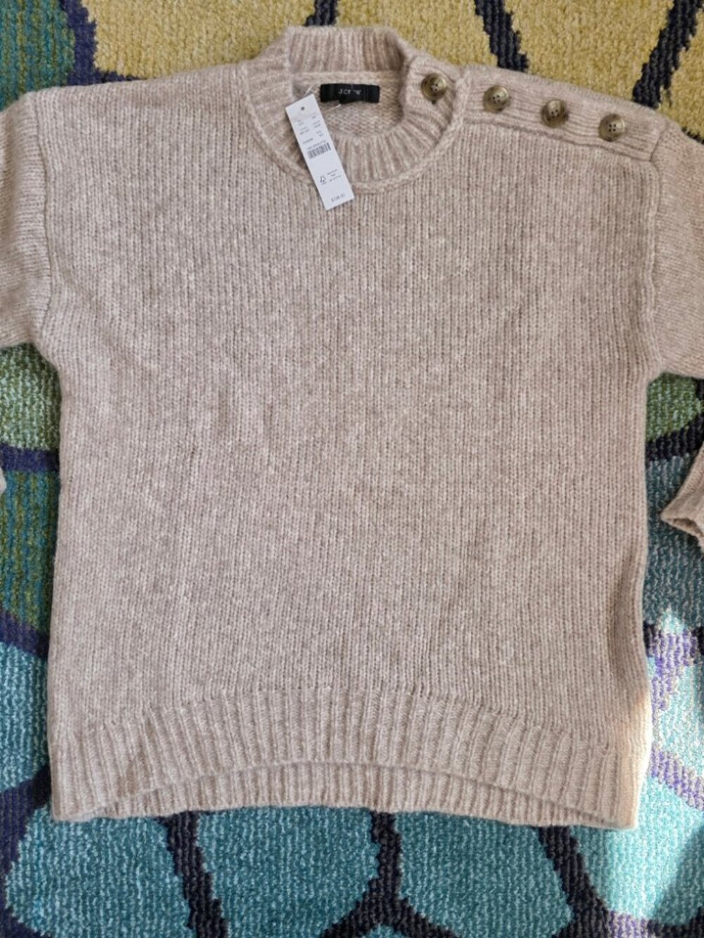 J. Crew Shoulder Button Sweater